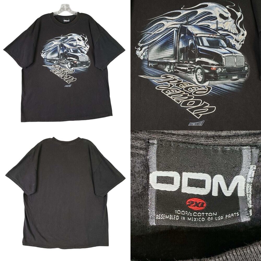 ODM Speed Demon Road Thunder Vintage Graphic Mac Truck Tee Shirt Men’s Size 2XL